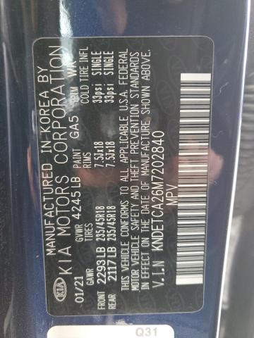 2021 KIA SELTOS SX KNDETCA26M7202840