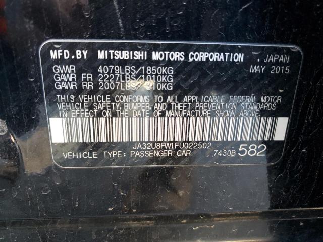 2015 MITSUBISHI LANCER GT JA32U8FW1FU022502