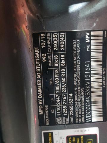 2019 MERCEDES-BENZ GLC 300 4M - WDC0G4KBXKV151641