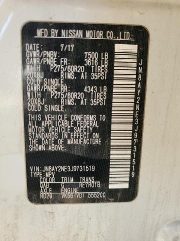 2018 NISSAN ARMADA PLA JN8AY2NE3J9731519