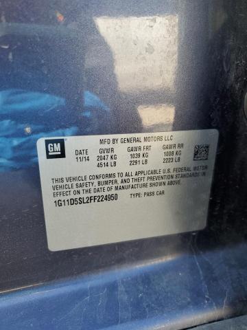 2015 CHEVROLET MALIBU 2LT - 1G11D5SL2FF224950