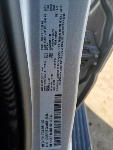 2021 RAM 1500 BIG H - 1C6SRFFT4MN719884