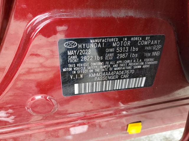 2023 HYUNDAI IONIQ 6 SE - KMHM34AA4PA047670
