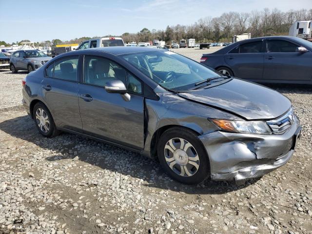 Vin: jhmfb4f35cs001391, lot: 45528525, honda civic hybrid l 20124