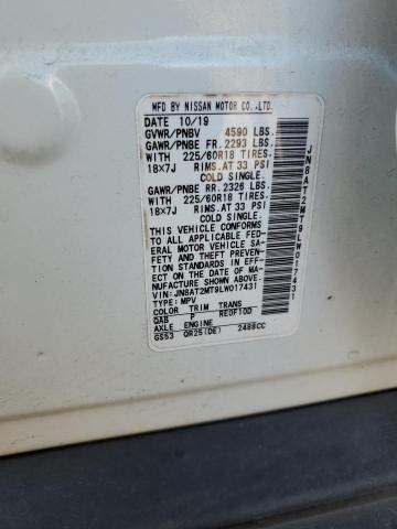 2020 NISSAN ROGUE S - JN8AT2MT9LW017431