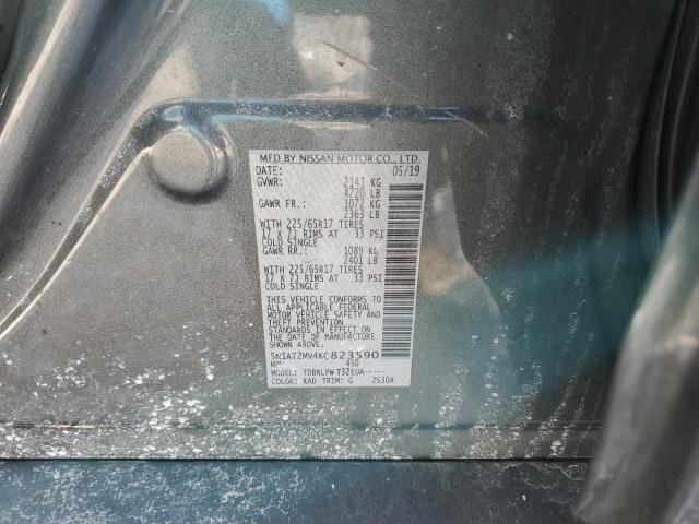 2019 NISSAN ROGUE S - 5N1AT2MV4KC823590