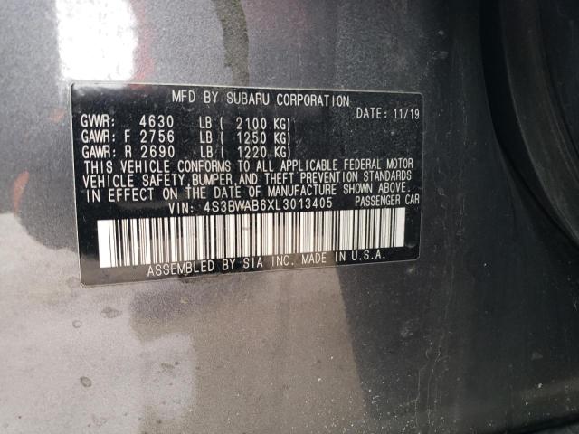 2020 SUBARU LEGACY - 4S3BWAB6XL3013405