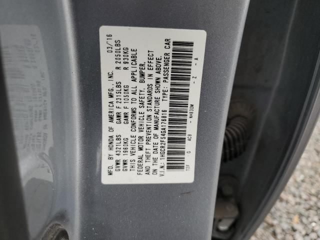 2016 HONDA ACCORD SPO - 1HGCR2F54GA176816