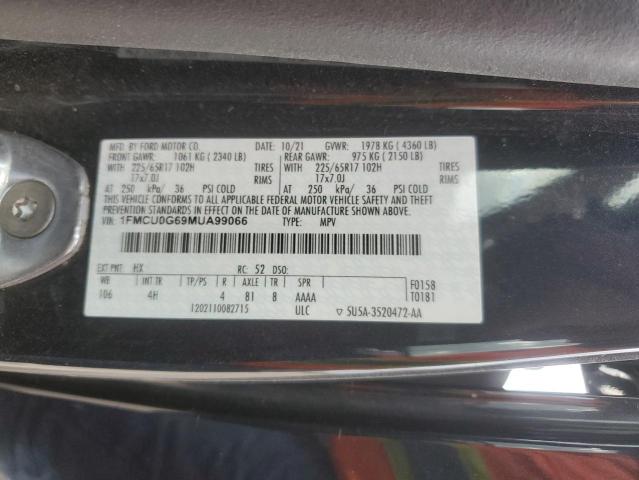 2021 FORD ESCAPE SE - 1FMCU0G69MUA99066