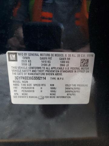2016 CADILLAC SRX LUXURY - 3GYFNEE36GS582114