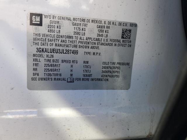 2018 GMC TERRAIN SL 3GKALUEU3JL287499