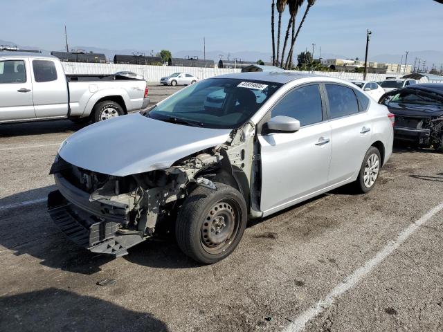 NISSAN SENTRA S 2014 silver sedan 4d gas 3N1AB7AP7EY267901 photo #1