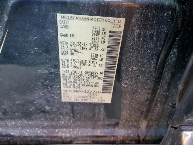 2017 NISSAN MURANO S - 5N1AZ2MH8HN127210