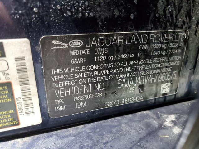 2017 JAGUAR XE PREMIUM SAJAJ4BV4HA960575
