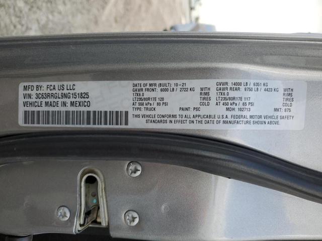 2022 RAM 3500 TRADE 3C63RRGL9NG151825