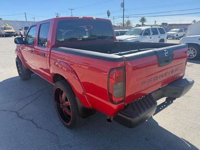 NISSAN FRONTIER C 2004 red crew pic gas 1N6ED27T74C407112 photo #4