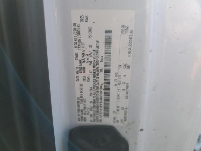 2016 FORD F150 SUPER - 1FTFX1EF8GKE06194