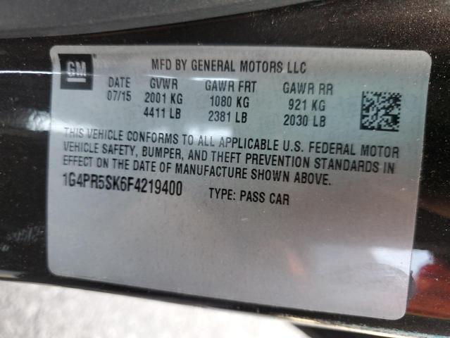 2015 BUICK VERANO CON 1G4PR5SK6F4219400