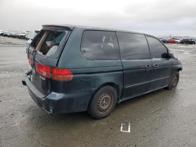 HONDA ODYSSEY LX 2001 green sports v gas 2HKRL18531H596195 photo #4