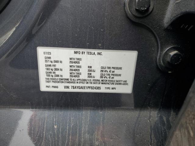 2023 TESLA MODEL Y 7SAYGAEE1PF824385