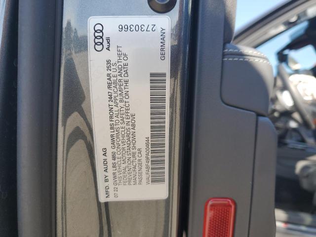 2023 AUDI A4 PRESTIG WAUFABF49PA004644