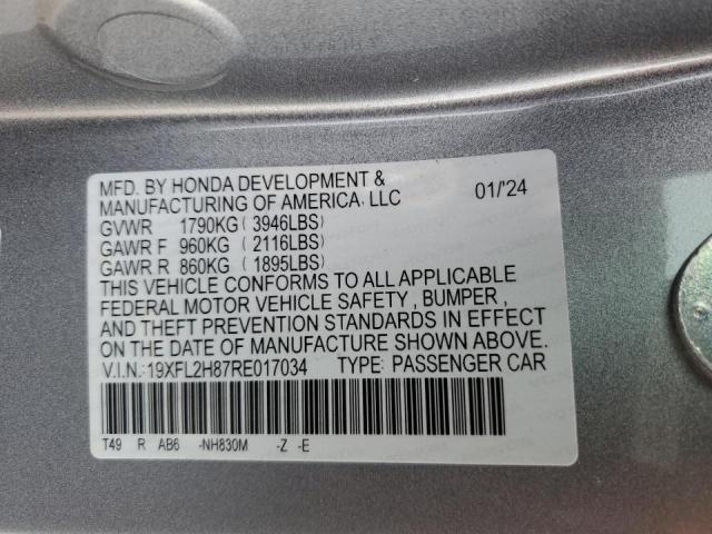 2024 HONDA CIVIC SPOR - 19XFL2H87RE017034
