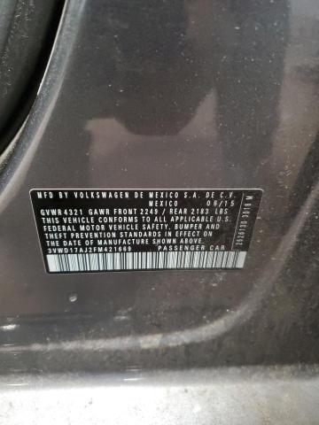 2015 VOLKSWAGEN JETTA SE - 3VWD17AJ2FM421669