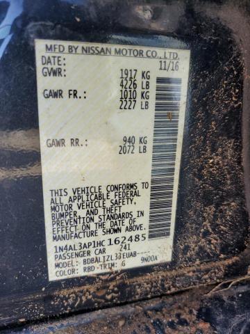 2017 NISSAN ALTIMA 2.5 - 1N4AL3AP1HC162485