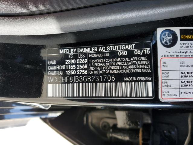 2016 MERCEDES-BENZ E 350 4MAT WDDHF8JB3GB231706