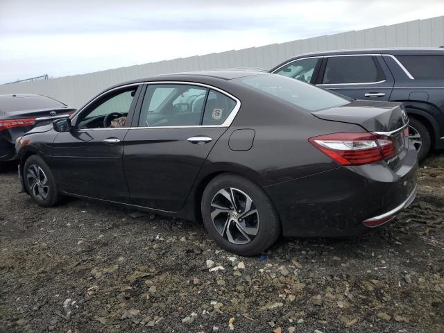 HONDA ACCORD LX 2016 brown  gas 1HGCR2F39GA121759 photo #3