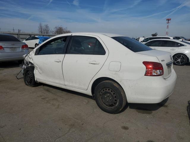 TOYOTA YARIS 2010 white sedan 4d gas JTDBT4K32A4071323 photo #3