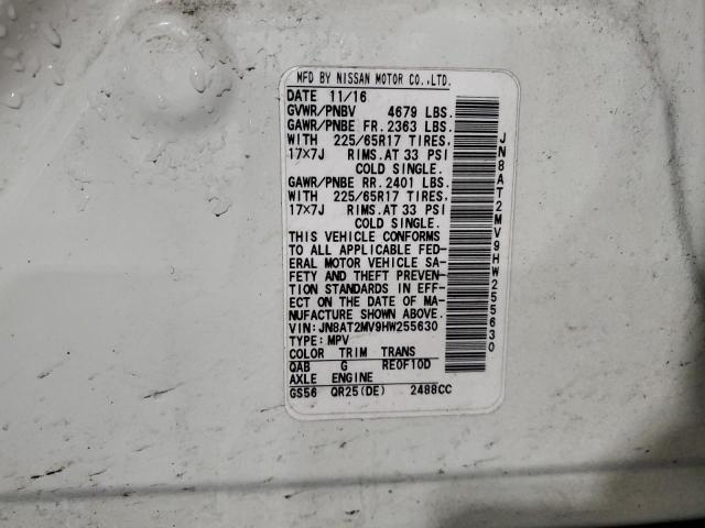 2017 NISSAN ROGUE S - JN8AT2MV9HW255630