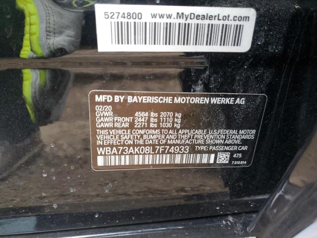 2020 BMW 228XI - WBA73AK08L7F74933