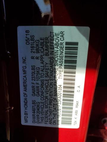 2019 ACURA TLX - 19UUB1F33KA001354