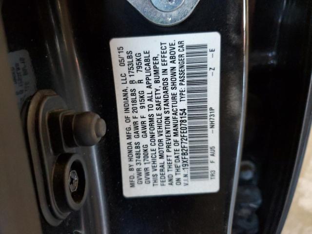 2015 HONDA CIVIC SE 19XFB2F72FE078154