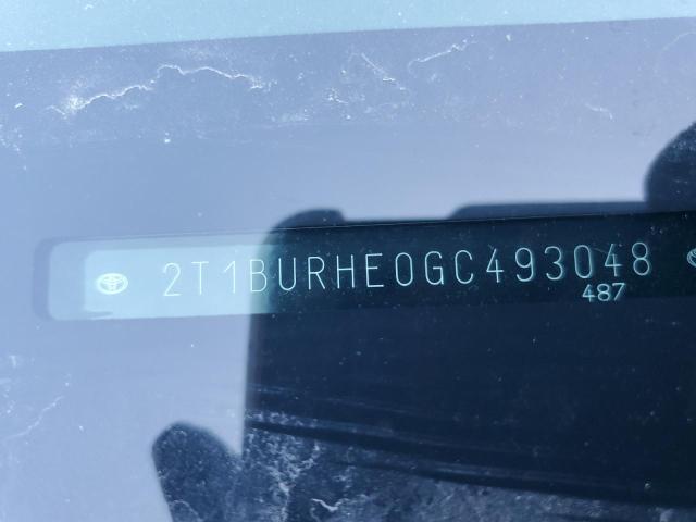 2016 TOYOTA COROLLA L - 2T1BURHE0GC493048
