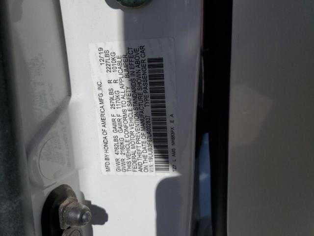 2020 ACURA TLX TECHNO - 19UUB3F67LA002837