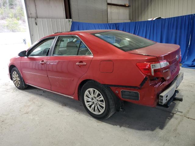 TOYOTA CAMRY BASE 2012 red  gas 4T4BF1FK6CR179715 photo #3