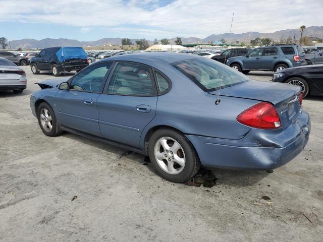 FORD TAURUS SE- 2000 blue sedan 4d gas 1FAFP55S5YG152037 photo #3