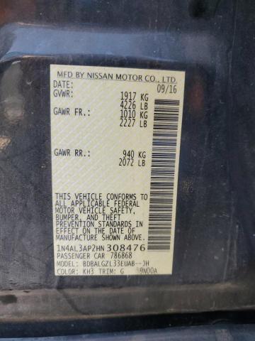 2017 NISSAN ALTIMA 2.5 - 1N4AL3AP2HN308476