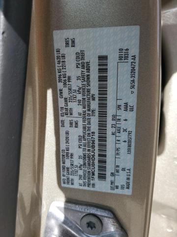 2018 FORD ESCAPE SEL - 1FMCU0HD6JUB96718