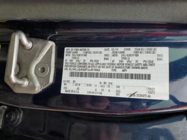 2015 LINCOLN MKC 5LMCJ2A92FUJ01862