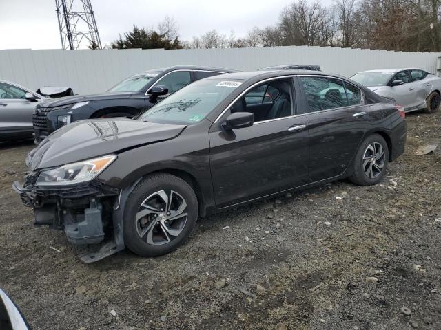 HONDA ACCORD LX 2016 brown  gas 1HGCR2F39GA121759 photo #1