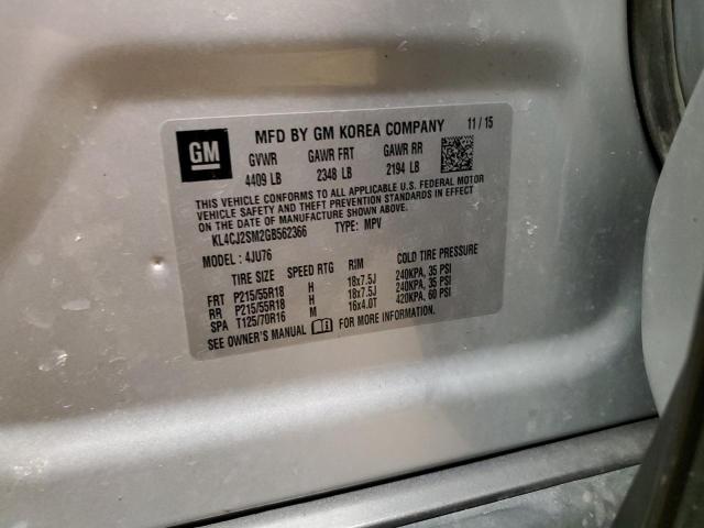 2016 BUICK ENCORE SPO - KL4CJ2SM2GB562366