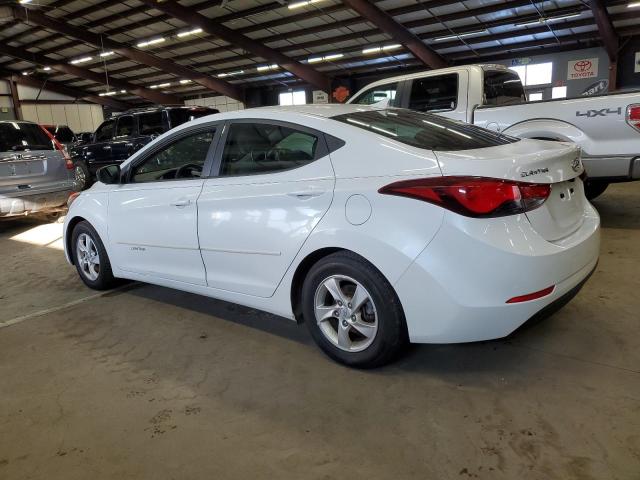 HYUNDAI ELANTRA SE 2015 white sedan 4d gas 5NPDH4AE6FH565389 photo #3