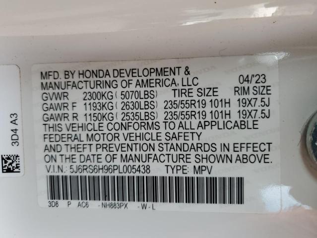 2023 HONDA CR-V SPORT - 5J6RS6H96PL005438