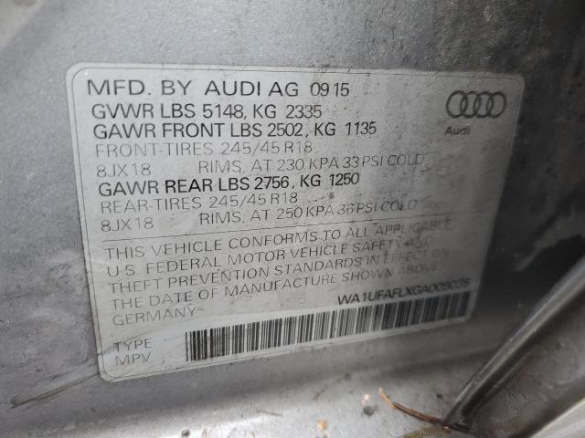 2016 AUDI A4 ALLROAD WA1UFAFLXGA009035