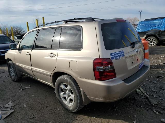 TOYOTA HIGHLANDER 2005 beige  gas JTEDD21A950131942 photo #3