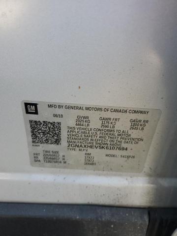 2019 CHEVROLET EQUINOX LS - 2GNAXHEV5K6107694