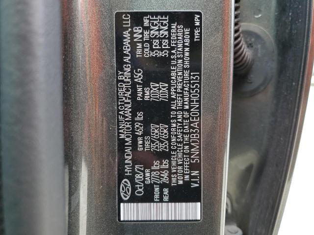2022 HYUNDAI TUCSON SEL - 5NMJB3AE0NH055131
